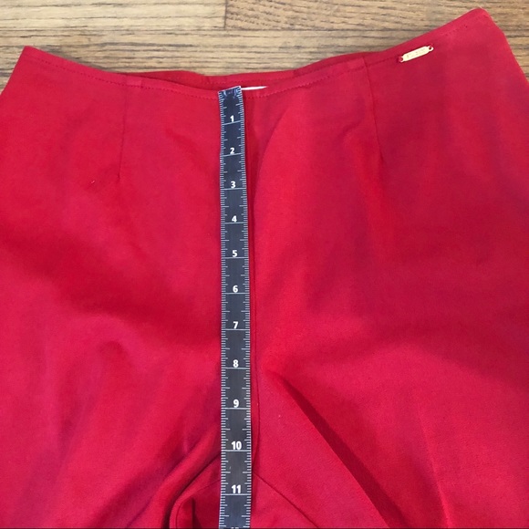 St. John Sport Essentials Red Suit Pants Size 6 - Picture 6 of 8